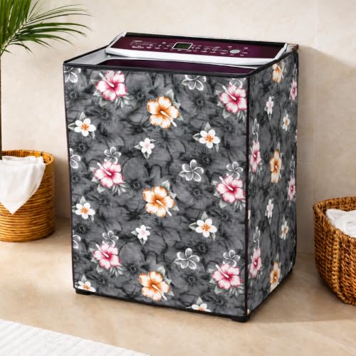 Image of Star Weaves Semi Automatic Washing Machine Cover for LG 6kg, 6.2kg, 6.5kg, 7kg, 7.5kg & 8kg Top Load | Waterproof, Dustproof, Rustproof | Heavy Duty Polyester Cover