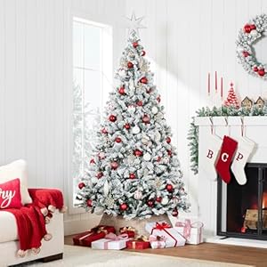 Bestchoiceproductsartificialchristmastree75ftunlitsnowflockeddesignpinetreefullappearancesnowyweasyassemblymetalstand Urban Country Home Decor Best choice products artificial christmas tree 75ft unlit snow flocked design pine tree full appearance snowy weasy assembly metal stand urban country home decor