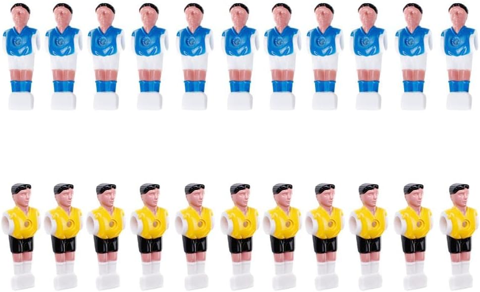 Colcolo Set 22 Futbolín Hombre, Piezas de Futbolín Reemplazar Jugadores Antiguos