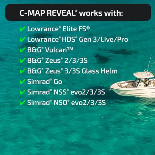 Image of C-MAP Reveal Coastal - Alaska, Map Card for Marine GPS Navigation