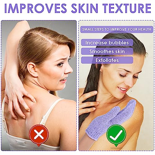WLLHYF-3-Pairs-Exfoliating-Gloves-Korean-Exfoliating-Mitt-Double-Sided-Skin-Body-Exfoliator-Gloves-Scrub-Gloves-Bath-Gloves-Shower-Accessories-for-Clean-Dead-or-Dry-Skin