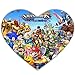 Puzzle 1000 Teile Super Mario Bros Herzförmiges Holzpuzzle 50x60cm