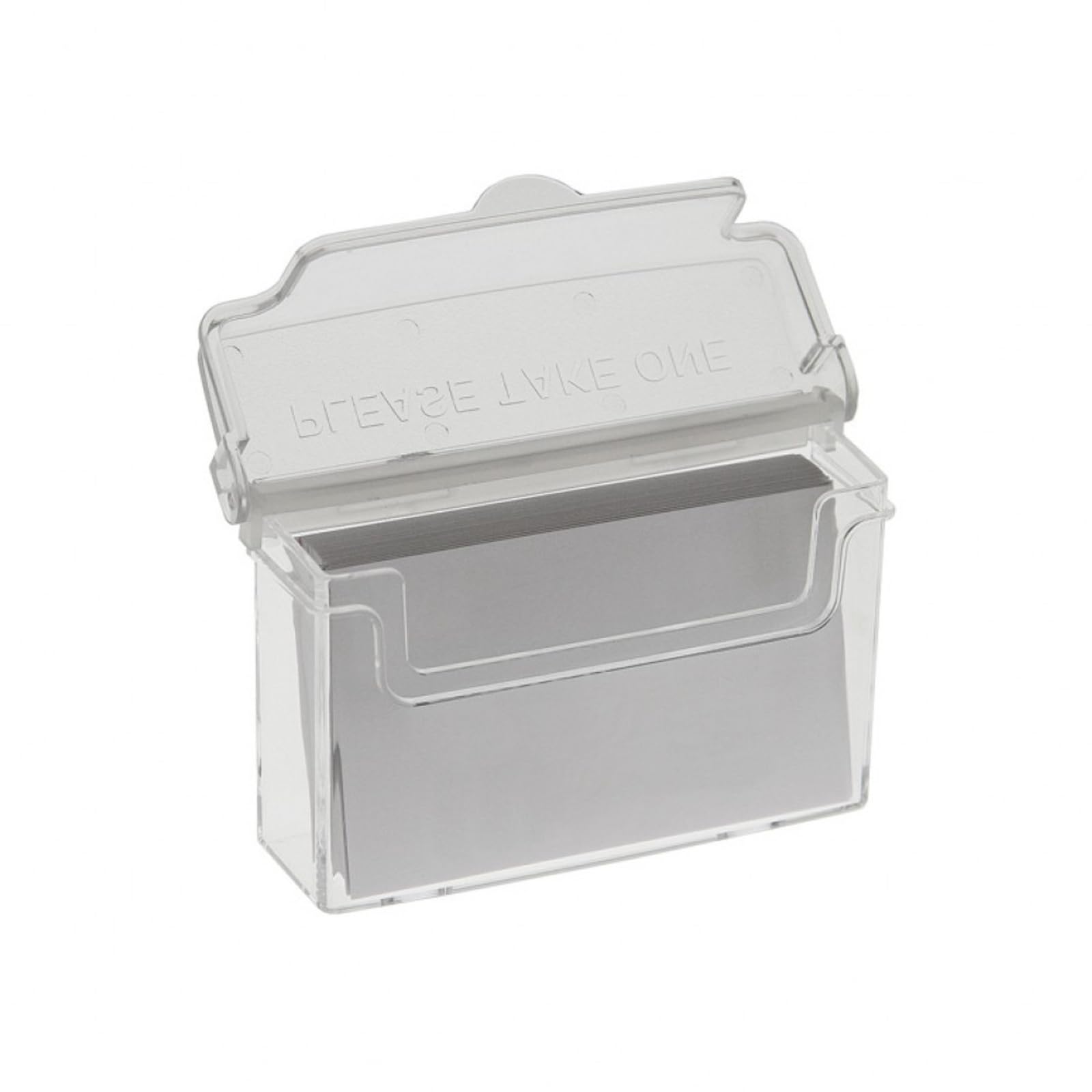 Completeshopfittings Business Card Holder Wall-Mounted Weather-Resistant Outdoor Waterproof Dispenser Exterior Display (1 Piece)