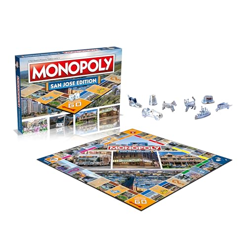 Monopoly San Jose Edition Juego de Mesa Familiar 2-6 jugadores miniatura 6