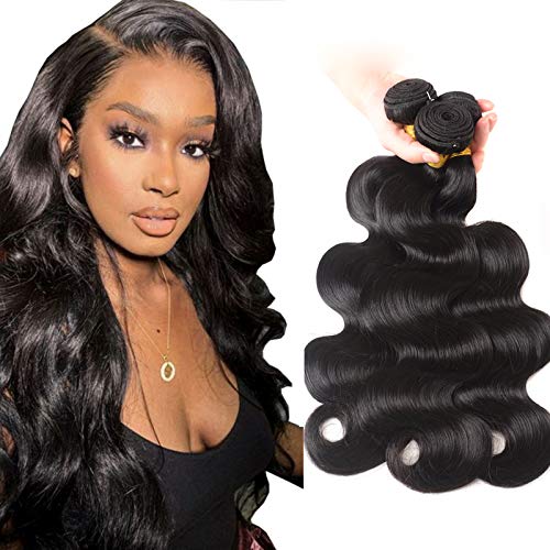 Body Wave Weave Bundles 300g Brazilian Remy Hair Human Hair 3 Bundles Body Wave Unprocessed Virgin Human Hair Weave Hair Extension Wavy Hair 24 26 28 inches