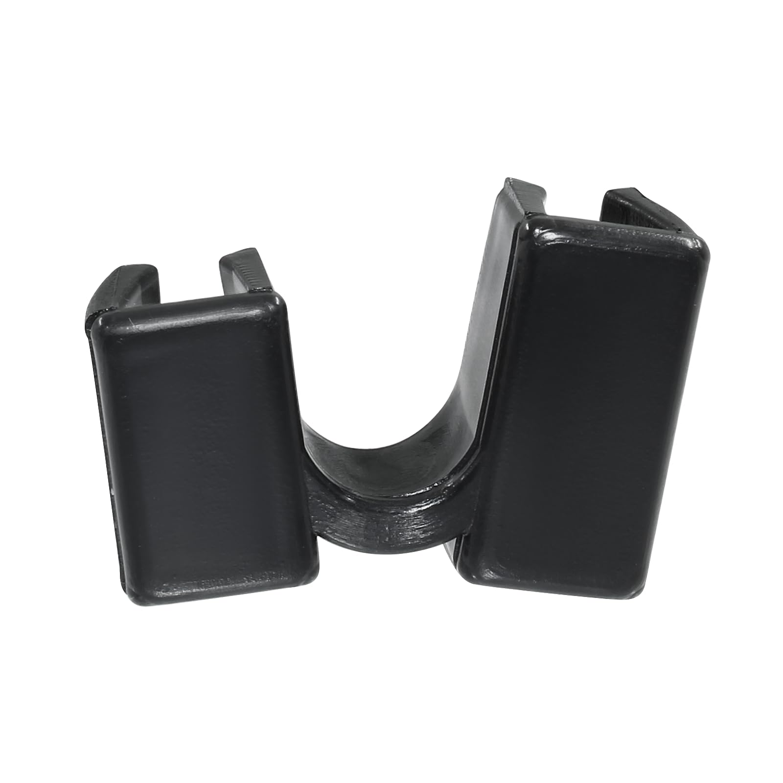 Uenhoy 5 Pcs Resuable Chopstick Helpers Chopsticks Training Connectors for Many Age, Plastic Chopstick Holders, Black