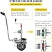 Electric Trailer Dolly,Motorized Jockey Wheel,Ratchet Trailer Jack Mover,350W 12V Trailer Jockey Wheel,5000lbs Towing Capacity