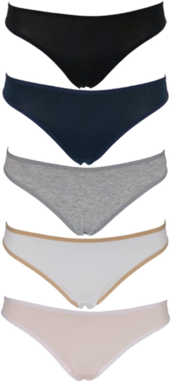 Cotton Thongs for Women-Ladies Underwear Panties- Women's Thong Pack Breathable