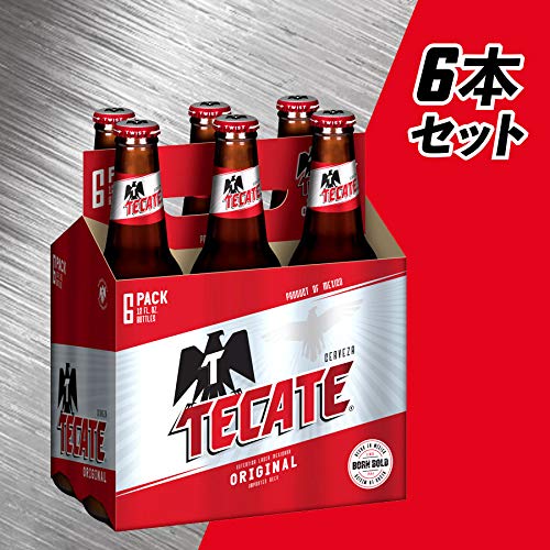 メキシコ産 TECATE(テカテ) ビール 355ml瓶×6本セット