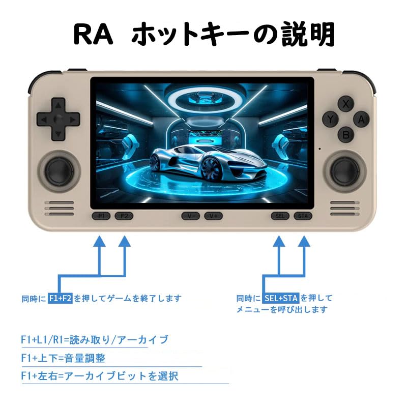 Amazon.co.jp: Whatsko RGB10MAX3 Pro ハンドヘルドゲーム機 open