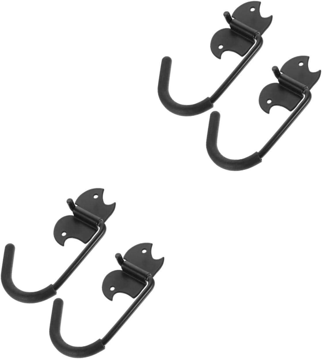 ARTIBETTER 4pcs Bike Hooks for Garage Organization Heavy-Duty Wall Hangers for and Ladders Easy Installation Load Capacity