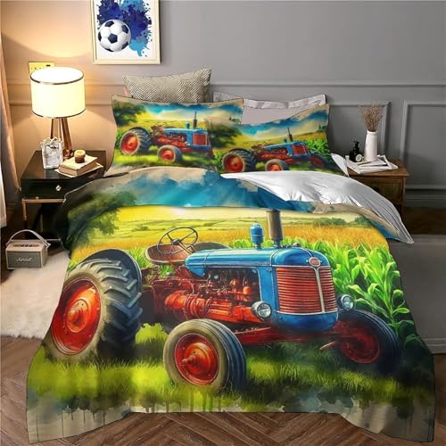 Housse de couette tracteur à fermeture éclair pour changer vos draps facilement sans effort - 5