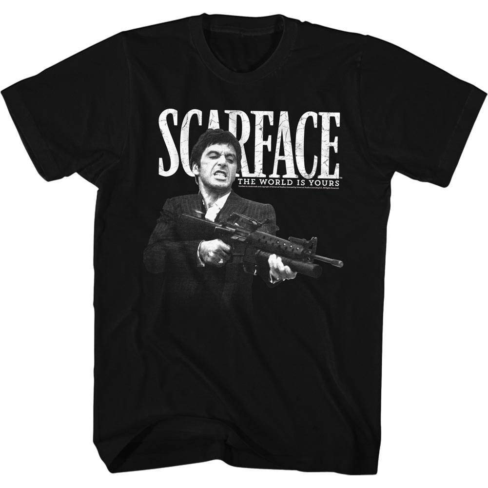 SCARFACE スカーフェイス 半袖シャツ Lサイズ 黒 Tシャツ 半袖 メンズ Scarface スカーフェイス アルパチーノ