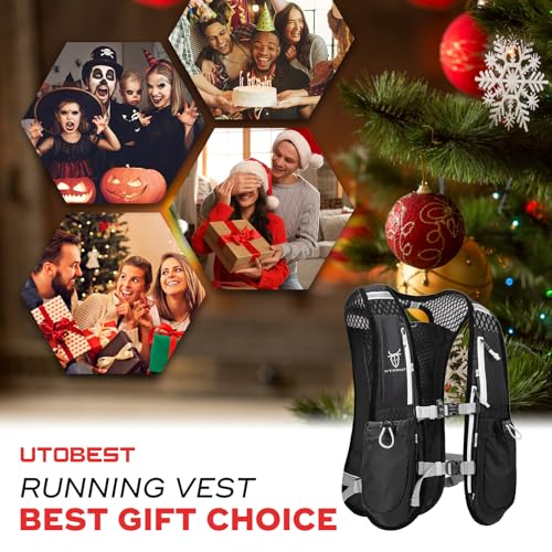 UTOBEST Running Backpacks Lightweight Hydration Pack Functional Running Vest 5L - Image 3