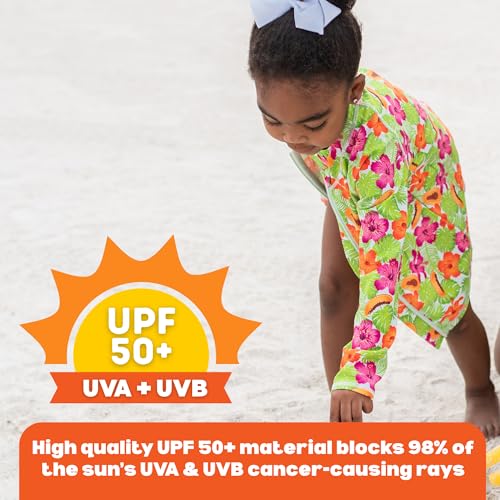 Image of SwimZip UPF 50+ Long Sleeve Rash Guard for Boys' and Girls' - Baby, Toddler, Kids