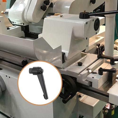 Image of uxcell 2Pcs M8 Adjustable Knobs Handle Female Thread Push Button Ratchet Quick Release Locking Rotating Bolt for Lathe Machinery, Black