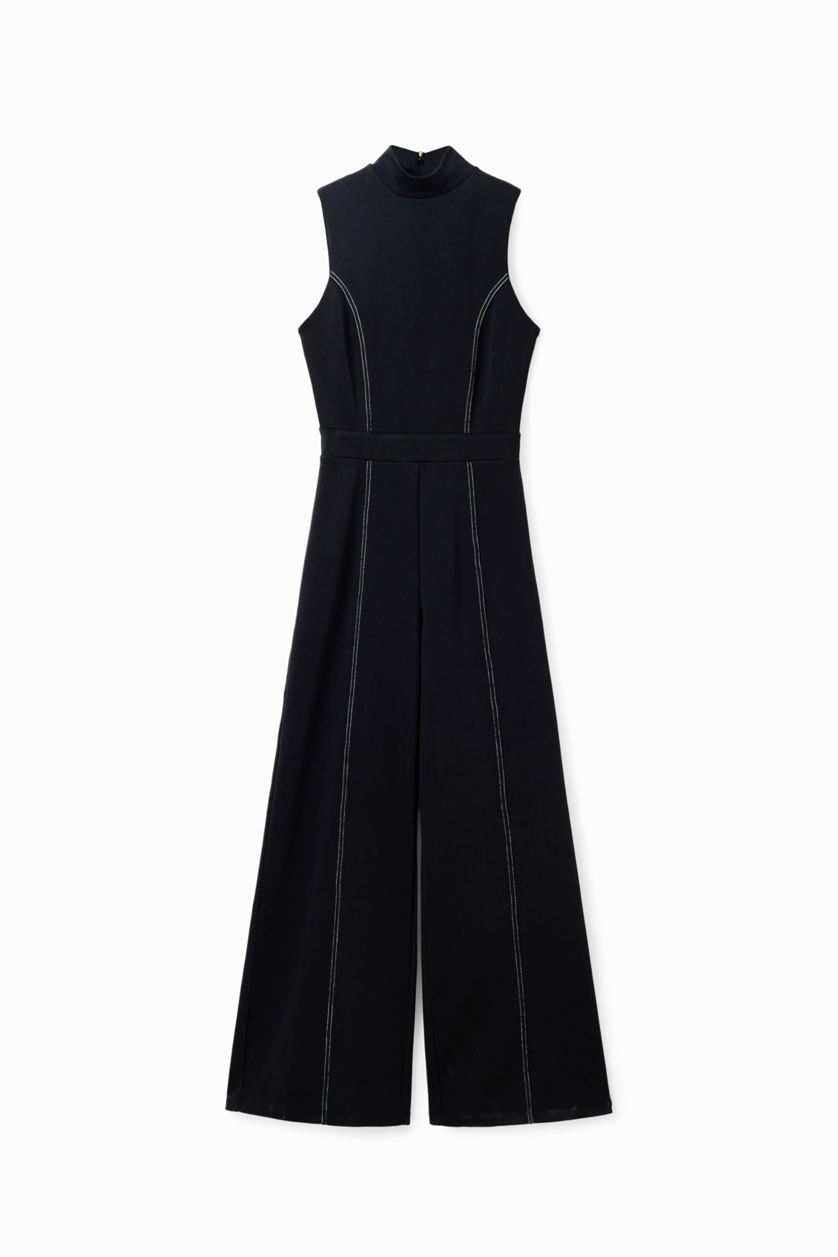 Desigual Women's Jumpsuit_stit Casual Trousers, Black, XL