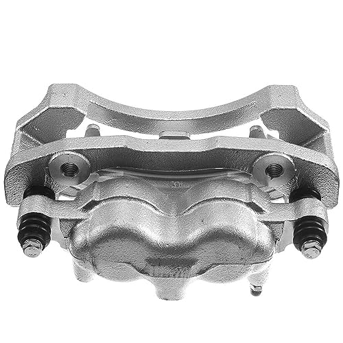 Image of Detroit Axle - Rear Right Brake Caliper w /Bracket Replacement for Ford E-150 E-250 E-350 Econoline Club Wagon Super Duty