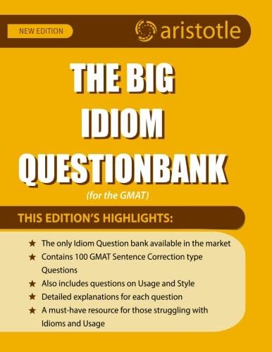 The Big Idiom Question bank for the GMAT