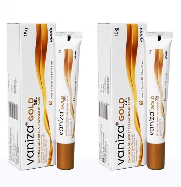Vaniza Gold Gel 15g (Pack of 2, Total 30g) | Advanced Silicone Scar Care Gel for Scar Repair & Smoothing | Premium Formula for Surgical, Acne & Burn Scars-picture-37