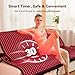 Extra Large Red Light Therapy Mat, High-Density LEDs Full Body Red Light Therapy, 660nm & 850nm Dual Wavelengths, Foldable Red Light Therapy Blanket with Timer,74.6
