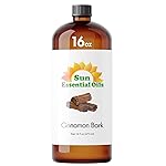 Sun Essential Oils - Cinnamon Bark Essential Oil (16 oz) for Diffuser, Aromatherapy Massage, Skin & Hair, Fragrance for Candle, Soap & Lotion Making at Home