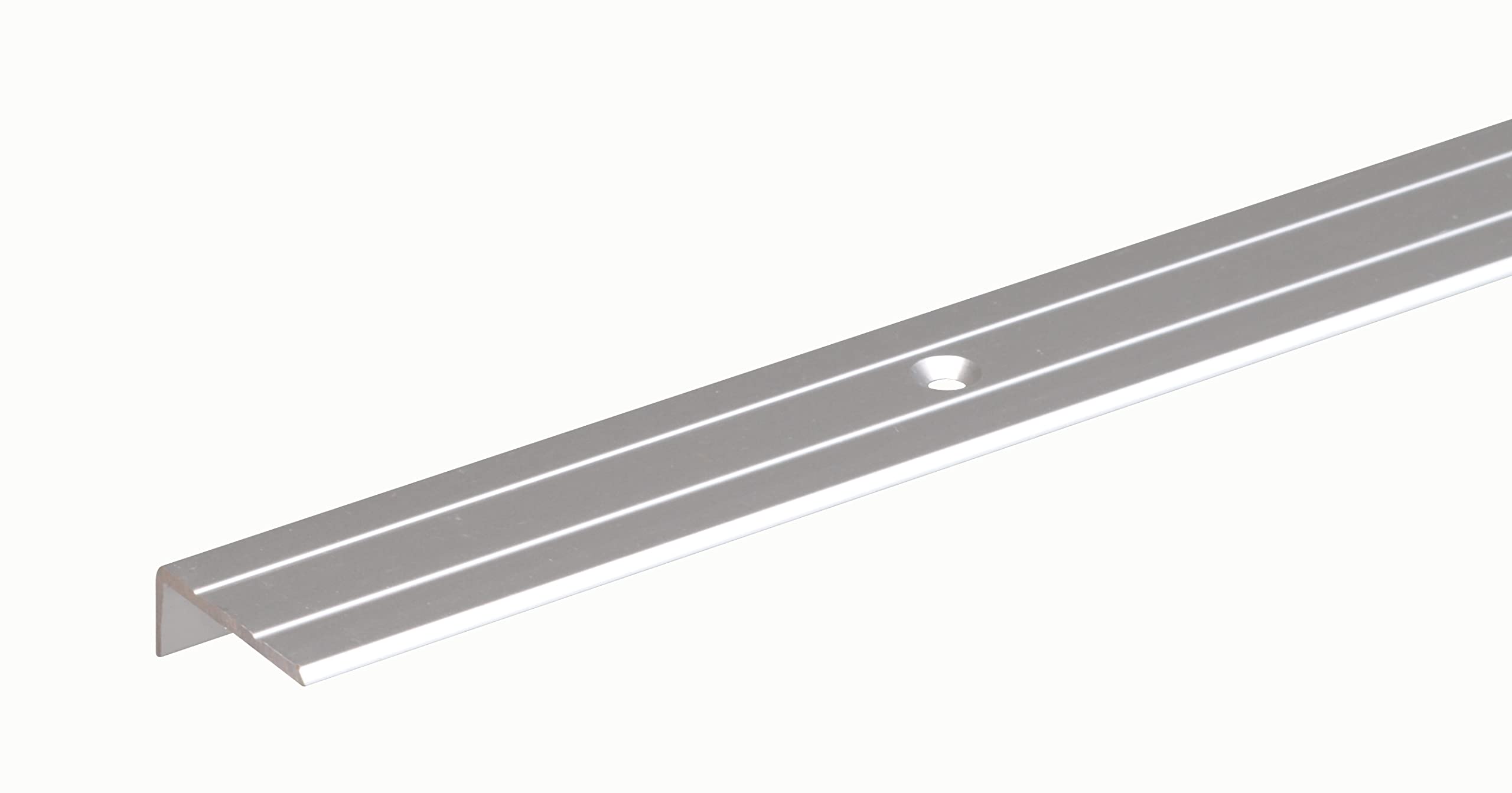 Alberts 477257 Profilo di protezione per paragradini | Alluminio, anodizzato argento | 2000 x 25 x 20 mm