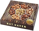 Mothers Day Nuts Gift Basket - Extra Large Assortment of Sweet & Roasted Salted Gourmet Nuts - Food Gift Box for Mom, Her, Wife, Christmas, Fathers Day, Mothers Day, Family, Men & Women