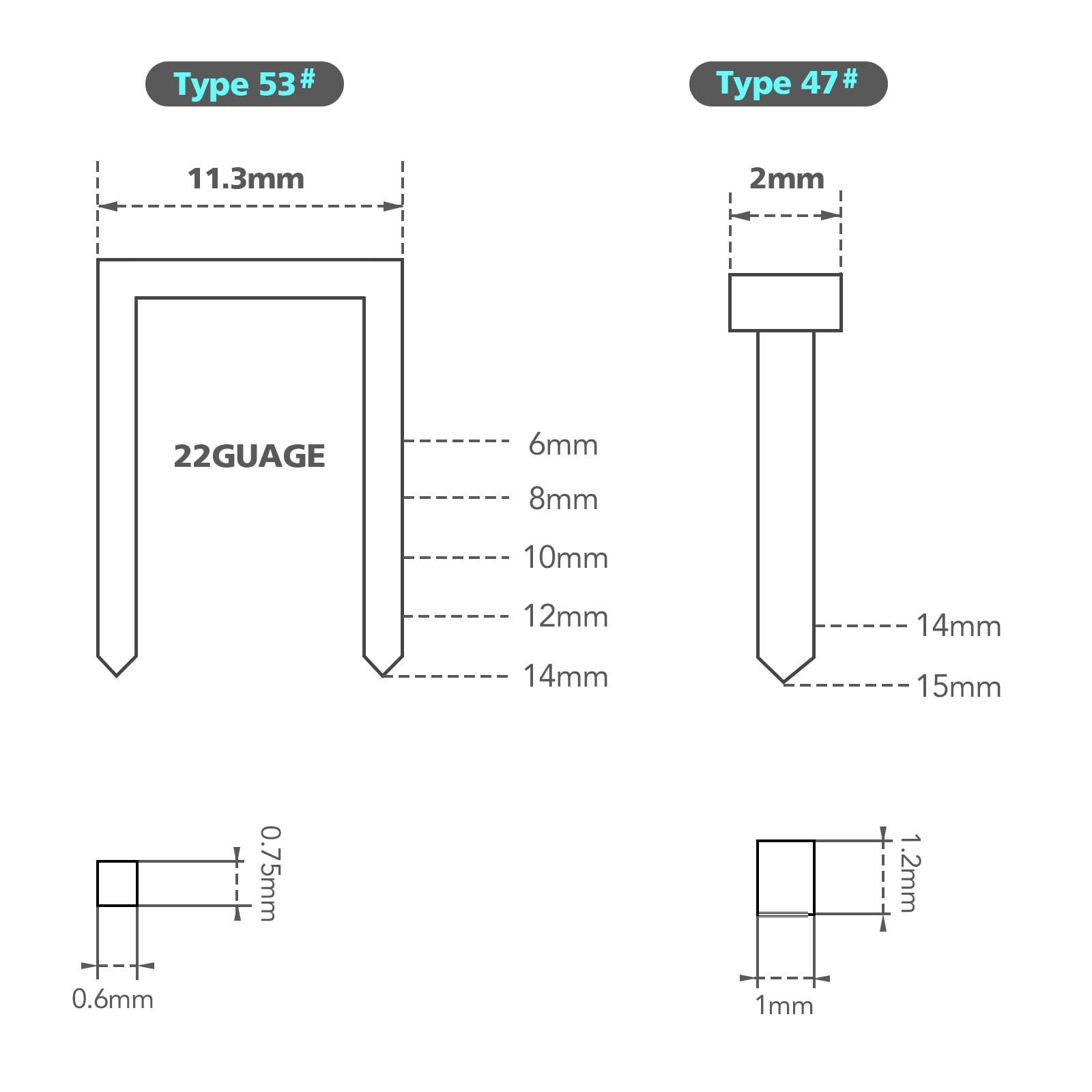 4V Akku Nagelpistole & Tacker 2-in-1, Elektrotacker für 6-14mm Nägel und 14-15mm Klammern, inkl. 400 Klammern & 100 Nägel, für Polster, Holzarbeiten & DIY-Projekte