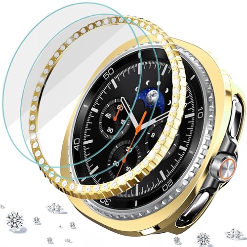 Verre trempé Galaxy Watch 8 Classic 46 mm anti-rayures et coque de protection antichoc DEALELE