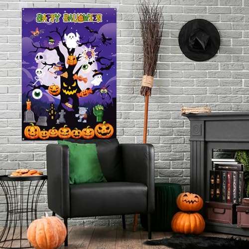MiniInflat 36 Pcs Halloween Felt Board 3.4FT, 36, Tree - image 6