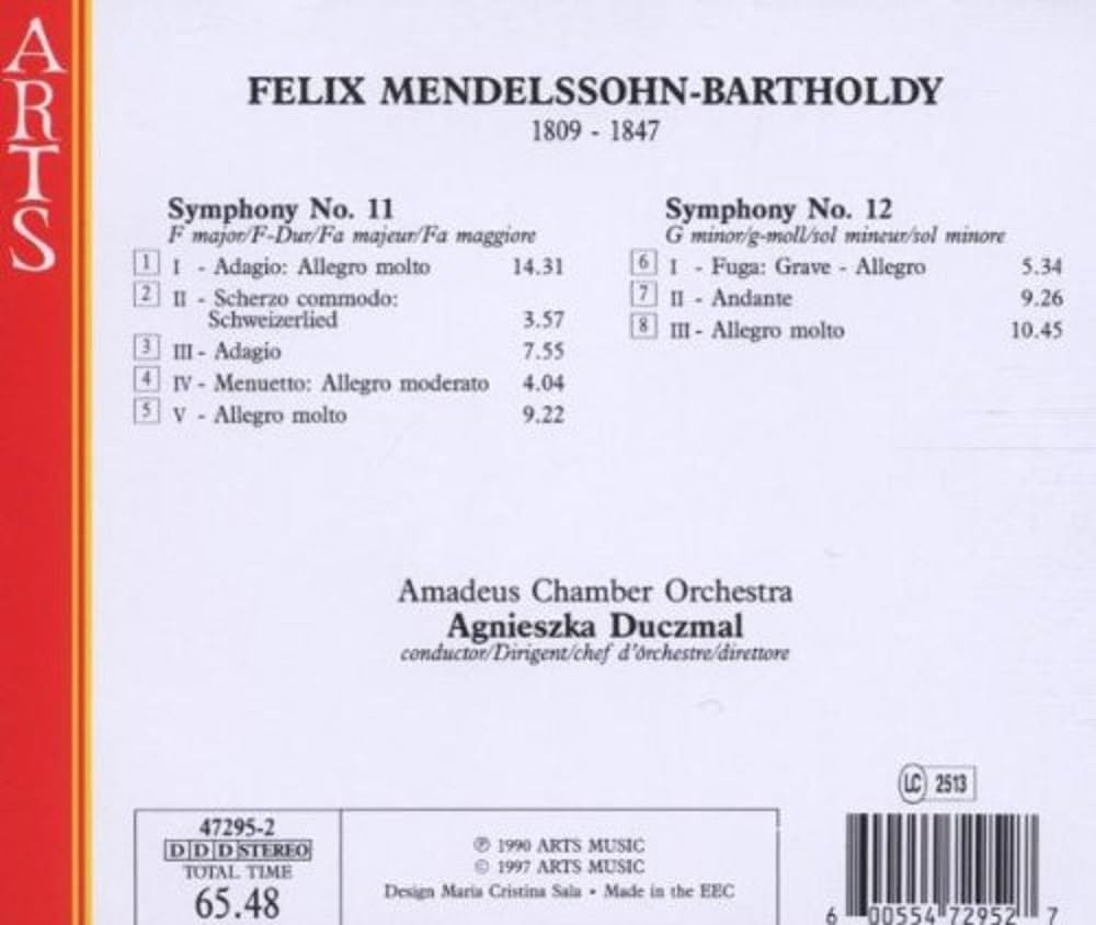 Mendelssohn: String Symphonies, Vol.4