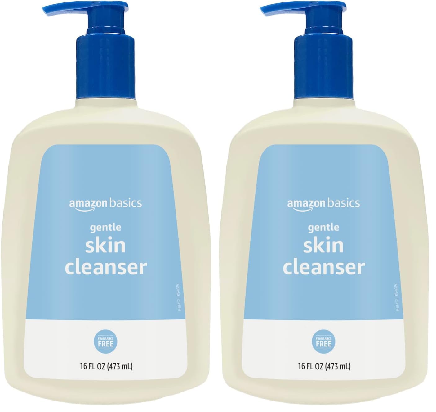 Daily Facial Cleanser For Gentle Skin, Unscented, 16 Fl Oz (Pack of 2)