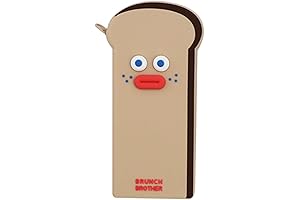 Brunch Brother Silicone Pencil Pen Case Pouch Bag Organizer In Fun Toast Shape