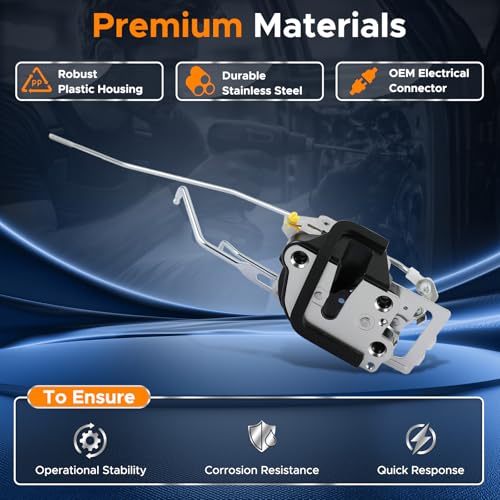 Image of Front Driver Door Lock Actuator Compatible with Toyota Tacoma 1998-2004 | Front Left Driver Side Door Lock Actuator, Non Power Door Latch Replaces 69320-04010
