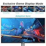 KOORUI Monitor, 27” 240Hz Gaming Monitor, Mini-LED Panel- QHD (2560 x 1440) Computer Screen, 1ms, HDR 1000 Display, 100% sRGB, Height Adjustable, HDMI/DisplayPort, White/Grey, GN10 - Image 2