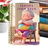 ETUCYNG Yoga-Buch auf Stuhl – Training auf dem Stuhl – Fitness-Guide zur Stärkung der Muskulatur, tägliche Schlankheit, Anfänger, Männer, Diät für ältere Menschen