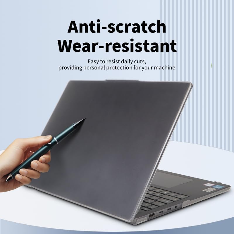 Laptop Case Set for 2026/2025 IdeaPad Slim 5a / 5i (16'', Gen 10/11) Scratch-Resistant & Drop-Resistant Hard Shell Frosted Transparent​ Protective Cover + Keyboard Cover + Screen Film