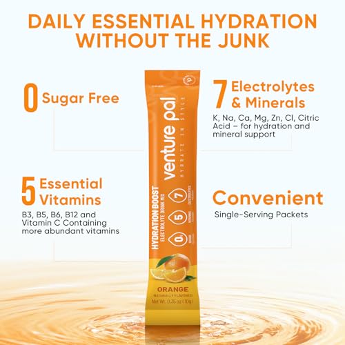 Image of Venture Pal Sugar Free Electrolyte Powder, Liquid Daily IV Hydration Packet
