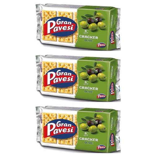 3x Gran Pavesi Kekse 'Olive' mit Kräutern, 250 g Cover