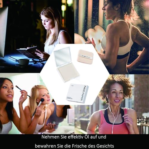 500 Stück Blotting Paper, Oil Control Paper, Löschpapier, Blotting Paper Gesicht Hohe Qualität, ölabsorbierende Blätter für ölige und Fettige Haut, Gesichtspapier für Männer und Frauen