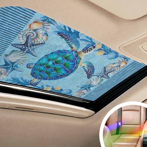 Película Decorativa para Ventana Azul 17.7" x 39.3" 2 Piezas miniatura 4