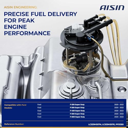 AISIN AFTERMARKET FUPFD-01023 Mid Tank Fuel Pump Module Assembly - Compatible with Ford F-250 F-350 F-450 F-550 F-600 Super Duty - 6.2L 7.3L by AISIN - Image 3