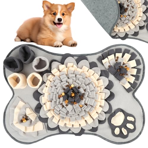 OSDUE Snuffle Mat for Dogs Dog Snuffle Mat Pet Slow Feeding Mat Encourages Natural Foraging Skills Slow Eating Smell Training Stress Relief Interactive Feeding Toy for Large Medium Puppies