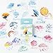Produktbild BLOUR 46pc / Box. Junge Mädchen niedlichen Tagebuch Aufkleber eine Person gutes Wetter Cartoon Siegel Aufkleber Briefpapier Handwerk Dekoration Sammelalbum Geschenk