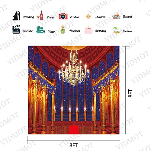 Fondo fotográfico castillo medieval 8x8ft VINMOT miniatura 3
