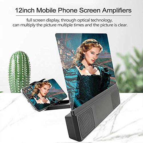 Amplificadores de tela de telefone celular de 12 polegadas Ampliador de tela grande de vídeo 3D com