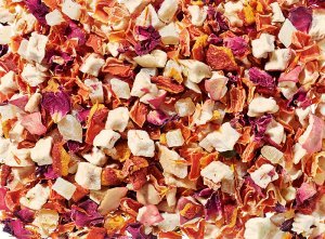Früchteteemischung Typ Peach Melba Pfirsich-Sahne-Note aromatisiert, 1 kg