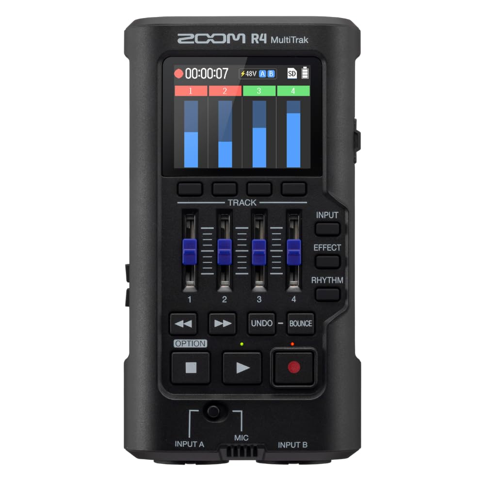 Amazon.co.jp: ZOOM(ズーム)R4 4トラック録音 MTR 32bitフロート対応