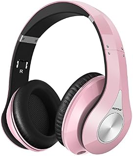 Mpow 059 Bluetooth Headphones Over Ear, Hi-Fi Stereo Wireless Headset, Foldable, Soft Memory-Protein